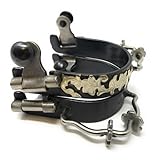 AJ Tack Ladies Antique Brown Flower Engraved Bumper Spurs with Rowels