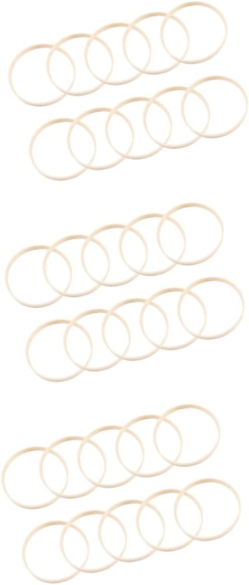 Cabilock 39pcs Dream Catcher for Crafts Natural Circles for Handcraft Projects Wedding Decor and Photo Props