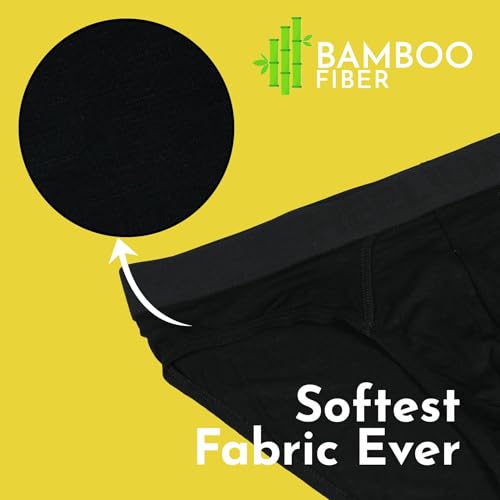 Image of HEELIUM Bamboo Underwear Brief for Men | 3X Softer Than Cotton & Odour Free | Stretchy Fabric & Durable Waistband