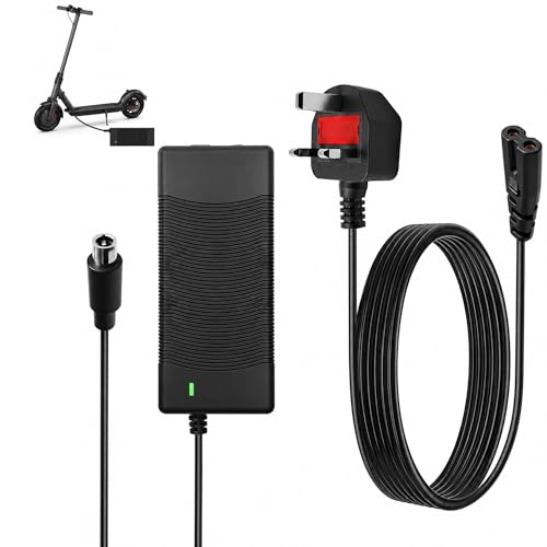 Image of 42V 2A Electric Scooter Charger Hoverboard Mobility Scooter Lithium Battery Power Adapter 8mm 1 Pin DC for Xiaomi M365 Pro Pro 2 Mi 3 1s Pure Segway Ninebot G30 ES1 ES2 ES3 ES4 E45E E22E E25E