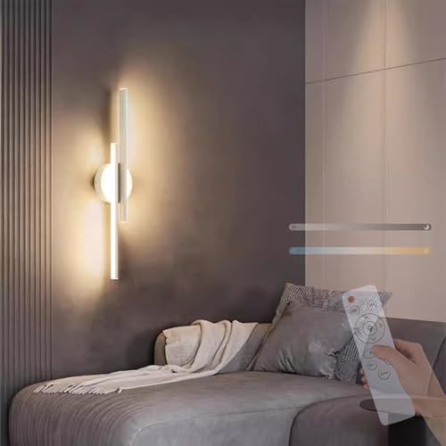 Lámpara de pared lineal para salones modernos y pasillos con luz regulable
