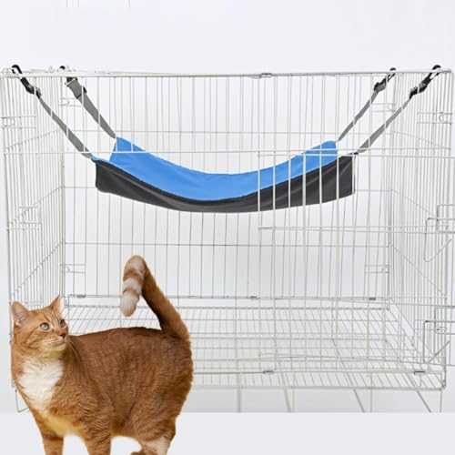 Bothyi Cama reversível de gato pendurado na cama macia com tiras ajustáveis ​​Hammock de gaiola de p