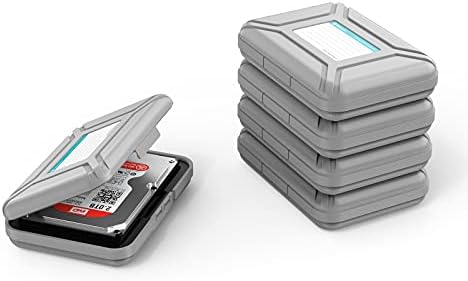 Yottamaster Hard Drive Protective Case 3.5 inch HDD Case Storage Box Dust-proof Anti-static and Shockproof Case [B4-5]