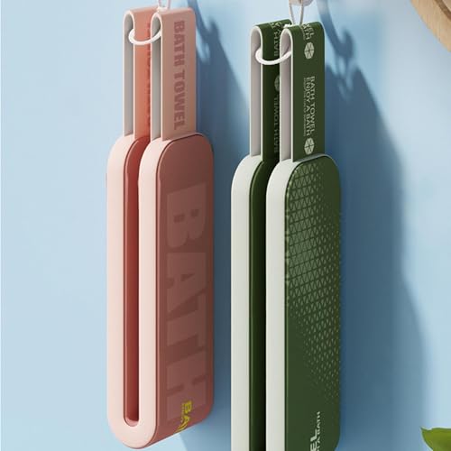 Laveur de dos pour douche double face avec poignées exfoliantes - 2