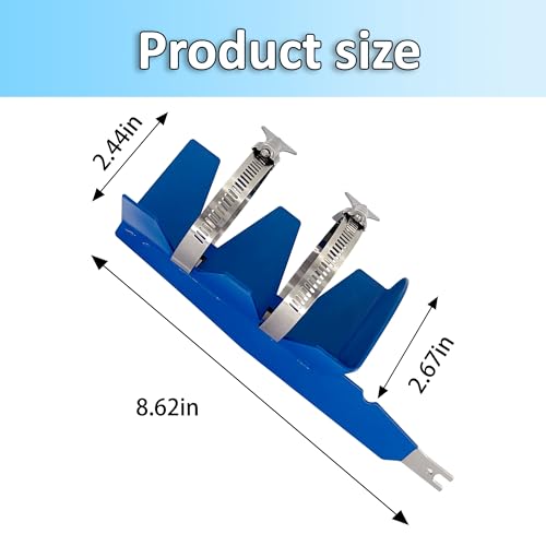 JIAXLTD paint shaker, spray can mixing tool, 304 stainless steel spray can shaker, double fixed belts stable firm, suitable for standard reciprocating saws, 2-3 inch spray cans - Thumbnail 2