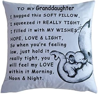 Nephew Gifts Cushion Cover Throw Pillow Cover for Nephew from Auntie Uncle Birthday Christmas Elephant Gifts (To My Nephew)