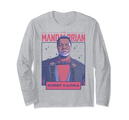 T-shirt Star Wars Mandalorian Greef Karga à manches longues pour fan