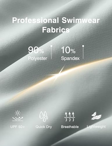 Image of ISEEGZ Swim Board Shorts Women 5.5 inch / 7 inch | Built in Liner, Zipper Pockets, High Waisted, Quick Dry, UPF 50+, Stretchy, Swim Trunks for Women