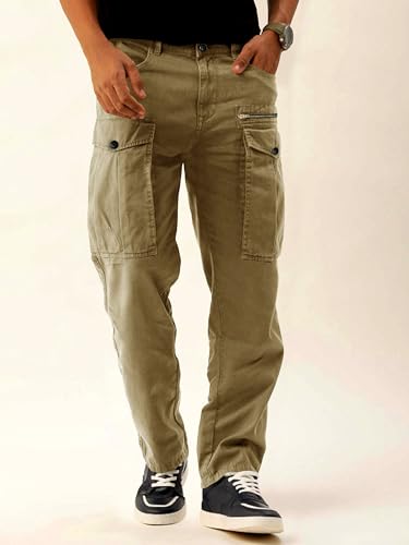 Image of Noble Monk Cargo for Men || Cotton Cargo Pant || Stylish Multi-Pocket Casual Trousers for Men