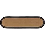 VHC Brands Dark Tan Rustic & Lodge Tabletop & Kitchen Wyatt Bear Stenciled Oval Jute Bedding Accessory, Runner 13x48, Brown VHC Brands Dark Tan Rustic Lodge Tabletop Kitchen Wyatt Bear Stenciled Oval Jute Bedding Accessory Runner 13×48 Brown