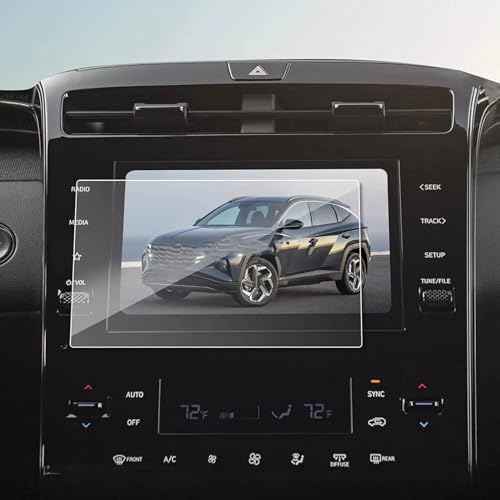 Éviter les rayures sur l'écran GPS Hyundai Tucson NX4 avec ce verre trempé 8"