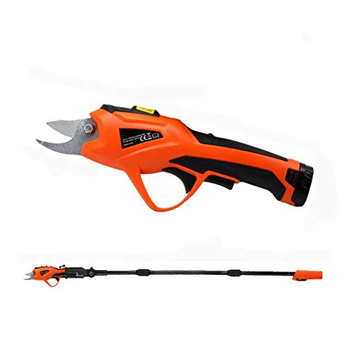 Professional Cordless Electric Pruning Shears Battery Powered Branch Cutter Tool for Cutting 10mm Diameter