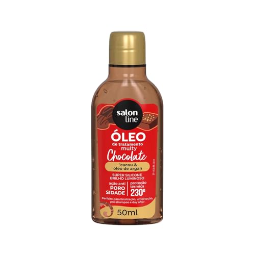 Óleo de Tratamento Salon Line Multy Chocolate, 50ml | Cachos dos Sonhos, Para Todos os Tipos de Cabelos