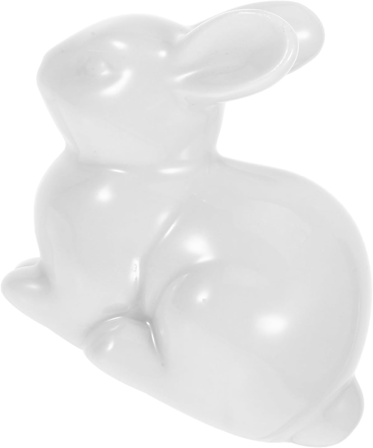 2pcs Ceramic Toilet Bolt Covers Porcelain Bunny Screw Caps Decorative Toilet Parts Bathroom Floor Mount Caps Home Decoration