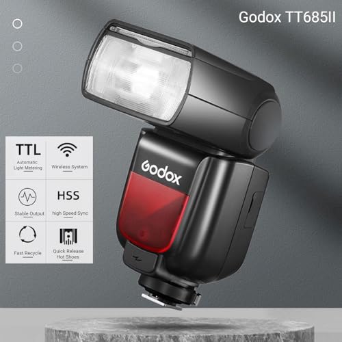 Image of Godox TT685II TT685II-C Flash for Canon, 2.4G Wireless External Flash Speedlite 1 /8000s HSS, TCM Instant Conversion, Quick-Release Lock, Compatible for Canon EOS Cameras