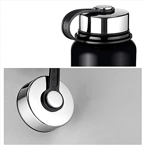 Kettle Double Wall 304 Stainless Steel Large Capacity Thermal Bottle,Outdoors And Camping,1100Ml Thermal Flask (Color : Silver) #TOP3