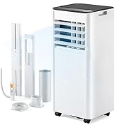 EUHOMY Portable Air Conditioners 10,000 BTU, Cools Up to 450 Sq.Ft, 4-in-1 Portable AC Unit with ...