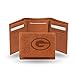 NFL Green Bay Packers Embossed Genuine Cowhide Leather Trifold Leather Wallet