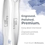 Dr. White’s Precision Tongue Care™ Precision Duo Tongue Cleaner | Premium 420 Surgical-Grade Stainless Steel Tool for Advanced, Controlled Oral Care - Image 4