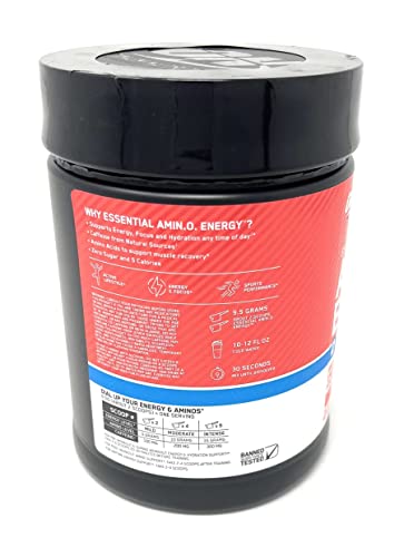 Optimum Nutrition Amino Energy Plus Electrolytes Energy Drink Powder, Caffeine For Pre-Workout Energy And Amino Acids/Bcaas, Strawberry Burst, 1.51 Lb (72 Servings) #TOP1