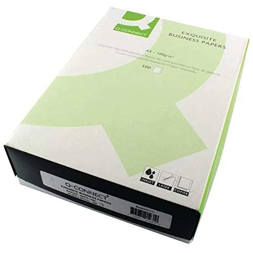 2 X Q-Connect A4 White Business Paper 100gsm (Pack of 500X 2) KF01435 + Free FINCHLEY Pen