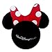 Par de bolas de Mickey y Minnie Mouse Mundo negro, rojo y...