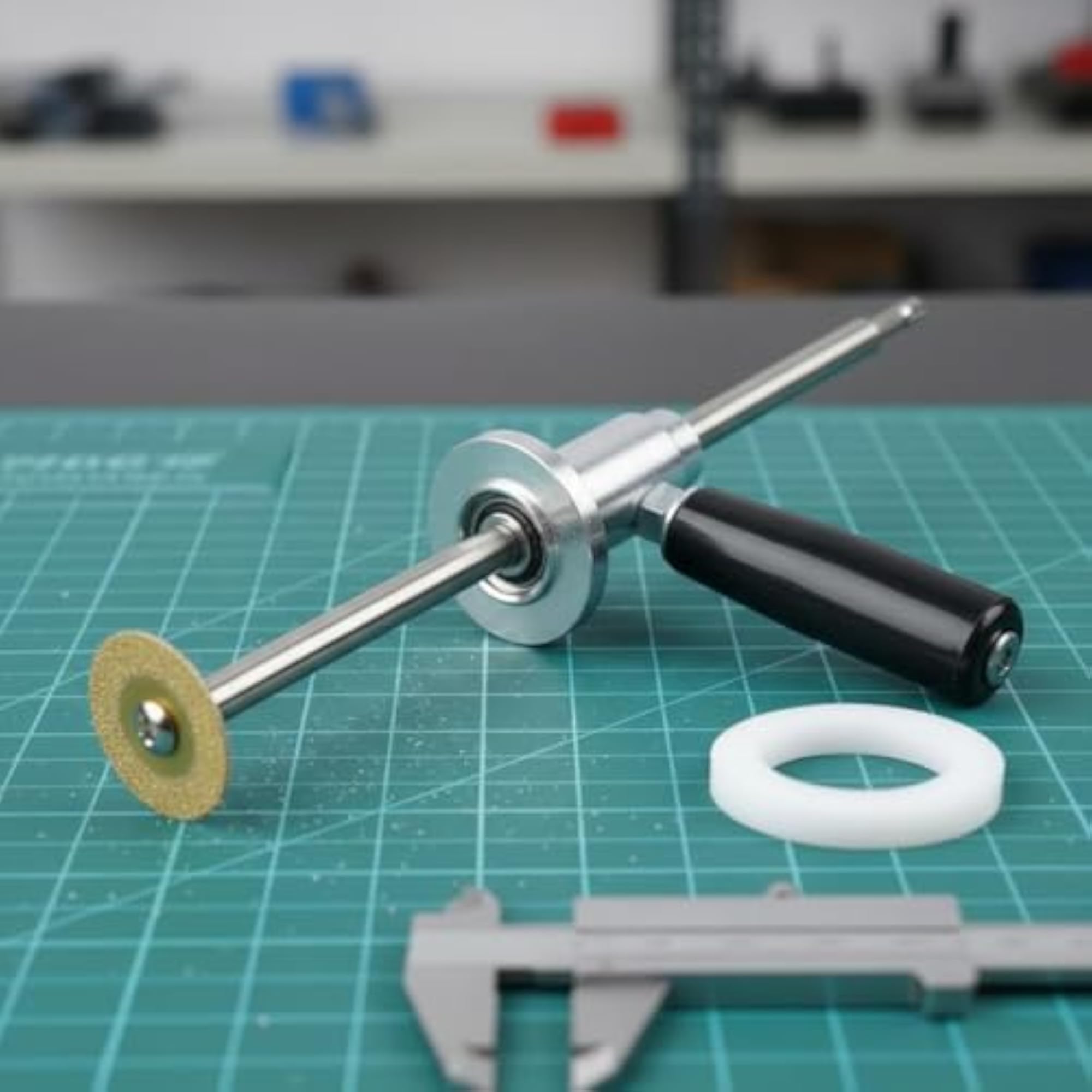 Side Handle Grip ABS Pipe Cutter Drill Attachment