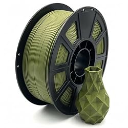 JAREES Matte PETG Filament (Olive Army Green), 1kg