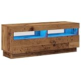 Design moderno con effetto legno anticato: la struttura in legno naturale dona al tuo salotto un'atmosfera accogliente, mentre le linee pulite garantiscono un look senza tempo, la credenza si adatta perfettamente agli arredi scandinavi, industriali o classici e rende le serate televisive ancora più eleganti.