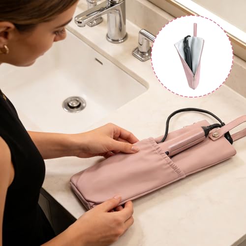 LuminaVerde Tasche Für Lockenstab, tasche für lockenstab reiseglätteisen hitzeschutzmatte glätteisen glätteisen tasche Reisehalter