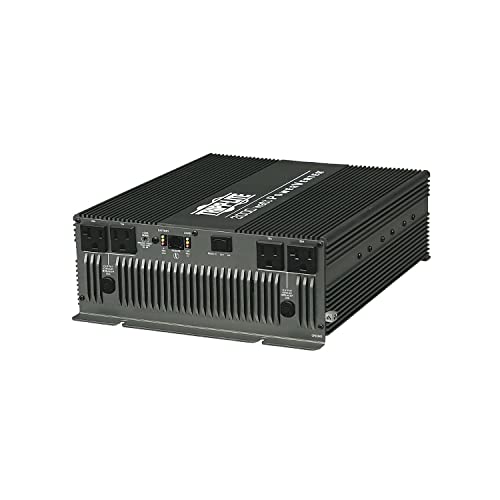 Image of Tripp Lite Power Compact Inverter, 3000W, 12VDC, 120V, (2) 5-15R; (2) 5-20R, 4-Outlets for RVs,Trucks, Fleet Vehicles & Emergency Vehicles (PV3000HF)