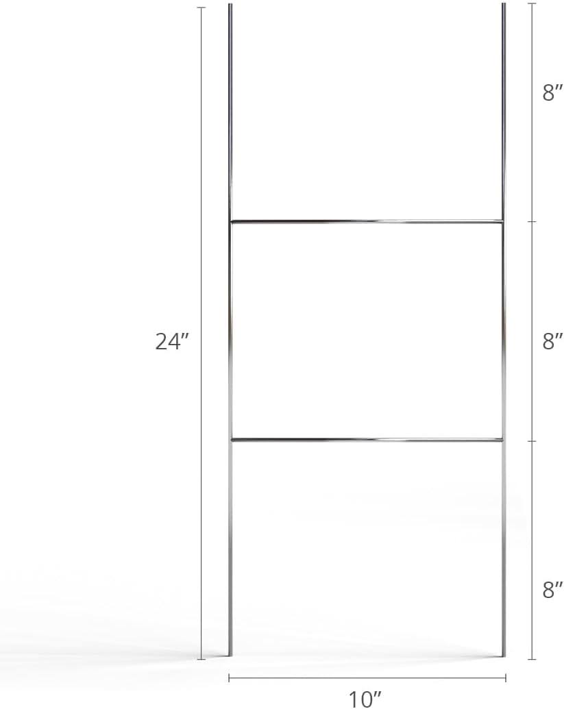 50-Pack 10"x24" H-Frame Yard Sign Stakes – Heavy-Duty 9-Gauge Galvanized Steel Stakes for Corrugated Plastic Signs, Ideal for 4mm-5mm Real Estate, Election Campaigns, Outdoor Advertising, and Business Promotions – Durable Metal Sign Holders for Easy Installation and Reliable Stability (50-Pack, 24" Tall)