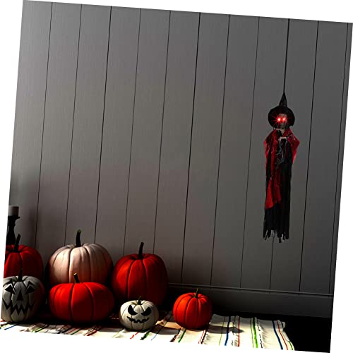 2 Crânes Sonores Halloween avec Grosse Chaîne RLKHXBS Déco Suspendue