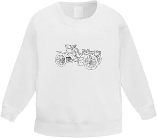 Azeeda 'Old Fashioned Vehicle' Kid's Sweatshirt/Jumper (3-4 Years) (KW00020641)
