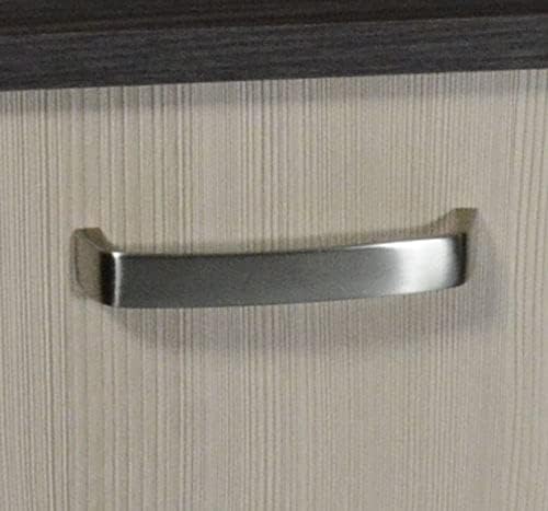 Deals #7000-5インチ (128mm) 【人間工学に基づいたデザイン】 引き出し用取っ手 サテンニッケル