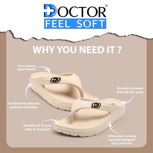 Image of Flip Flops for Women | Lightweight Thong Slippers with Soft EVA Sole | Anti-Slip Everyday Wear Sandals for Home & Outdoor