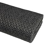 TinaKim Duck Coarse Weave Upholstery Fabric - Heavy-Duty Linen-Like Textured Material for Chair Covers, Sofa Renewal & Rustic Décor, (26 Dark Grey, 3 Yard)