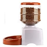 iUcar Dog Feeders Automatic Pet Feeders for Dogs Cats with Large Container and LCD Panel,Voice Recording