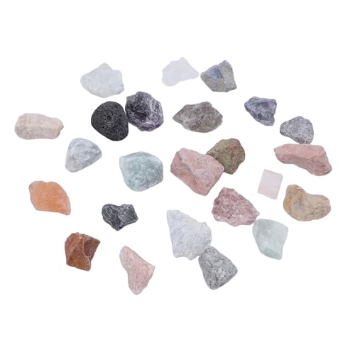 Stone Rocks Advent Calendar,24 Days Stone Collection Countdown Calendar for Home, Surprise Xmas All Ages with Quartz,Amethyst,Pyrite and More,Ideal for Geology Enthusiasts
