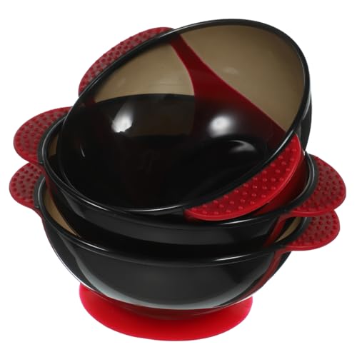 Didiseaon Professional Hair Dyeing Tool Suction Cup Bowl Bowl Kit for Easy Application Random Color