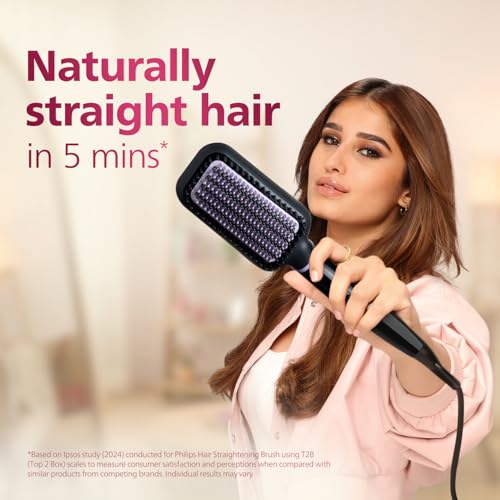 Philips Hair Straightener Brush BHH880 - Image 5