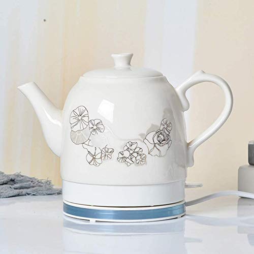 Théière électrique vintage 5L en céramique haut de gamme avec socle amovible
