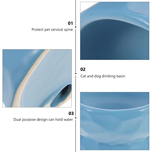 ULTECHNOVO Ceramic Tilting Pet Food Bowl #TOP24