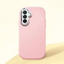 Samsung Galaxy A26 ile Uyumlu Pembe Silikon Telefon K l f   k Bask  Desenli, Kamera Korumal  Darbeye Dayan kl  K l f