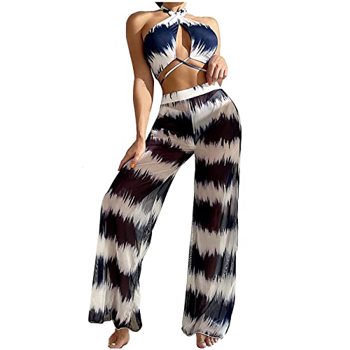 Maillot de bain tankini dos nu noir en taille L pour femme avec armatures