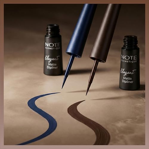 Note Cosmetics Elegant Matte Dipliner Waterproof Kahverengi, 02 Coffee Brown