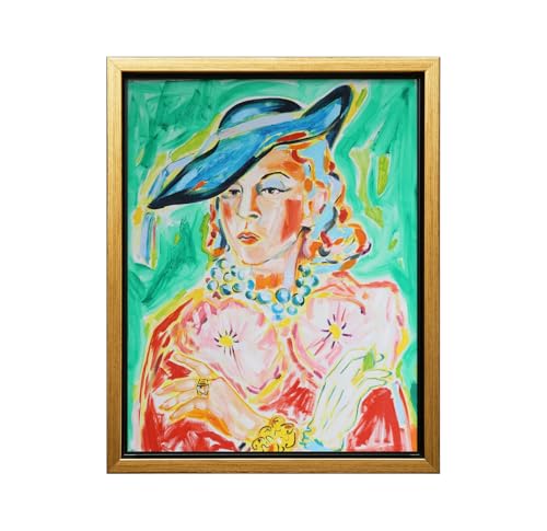 Monem Art Deco Inspired Woman Print - Colorful Fashion Portrait
