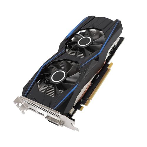 Image of 4GB GDDR5 128 Bit GPU Graphics Card, Dual Fan Cooling with HDMI,DVI,DisplayPort, PCI Express 3.0 x16 Computer Video Card for PC Gaming & 4K Support