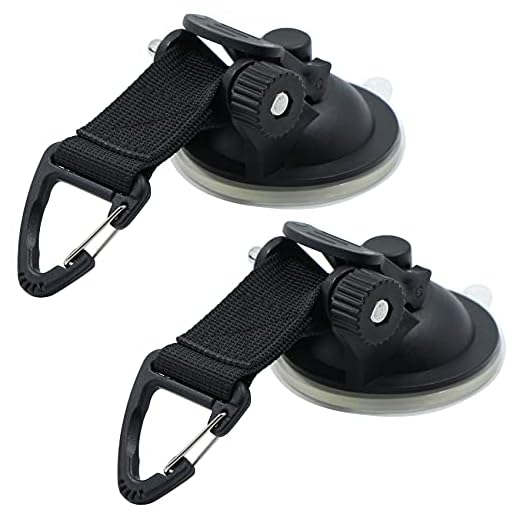 Sugkopp krok bil sugkrok sugpropp set – sugkrok set för camping, husbil, hushåll, verkstad, perfekt för fastsättning av förtält, markis, tvättlina, verktyg (2 set)