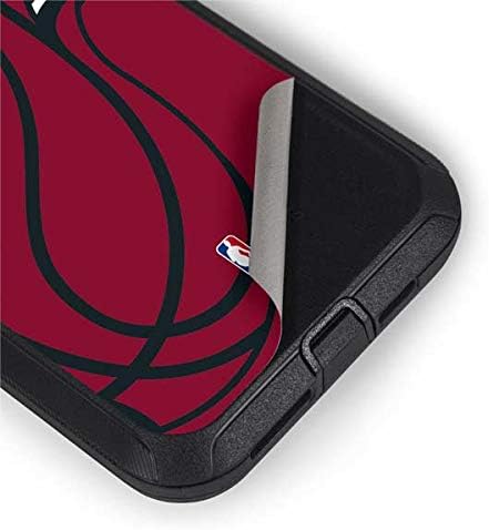 Skinit Decal Skin Compatible with OtterBox Defender iPhone 11 Case - Officially Licensed NBA Miami Heat Large Logo Design